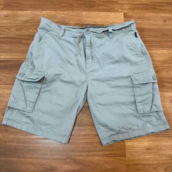 Ring Of Fire Cargo Shorts Gray | Men Size 34 - Picture 1 of 9